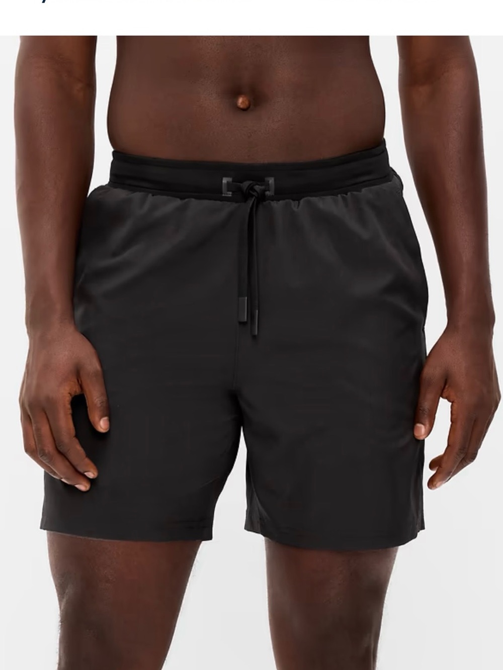 Old Navy Black Men's Hybrid Active Shorts - 7 in inseam